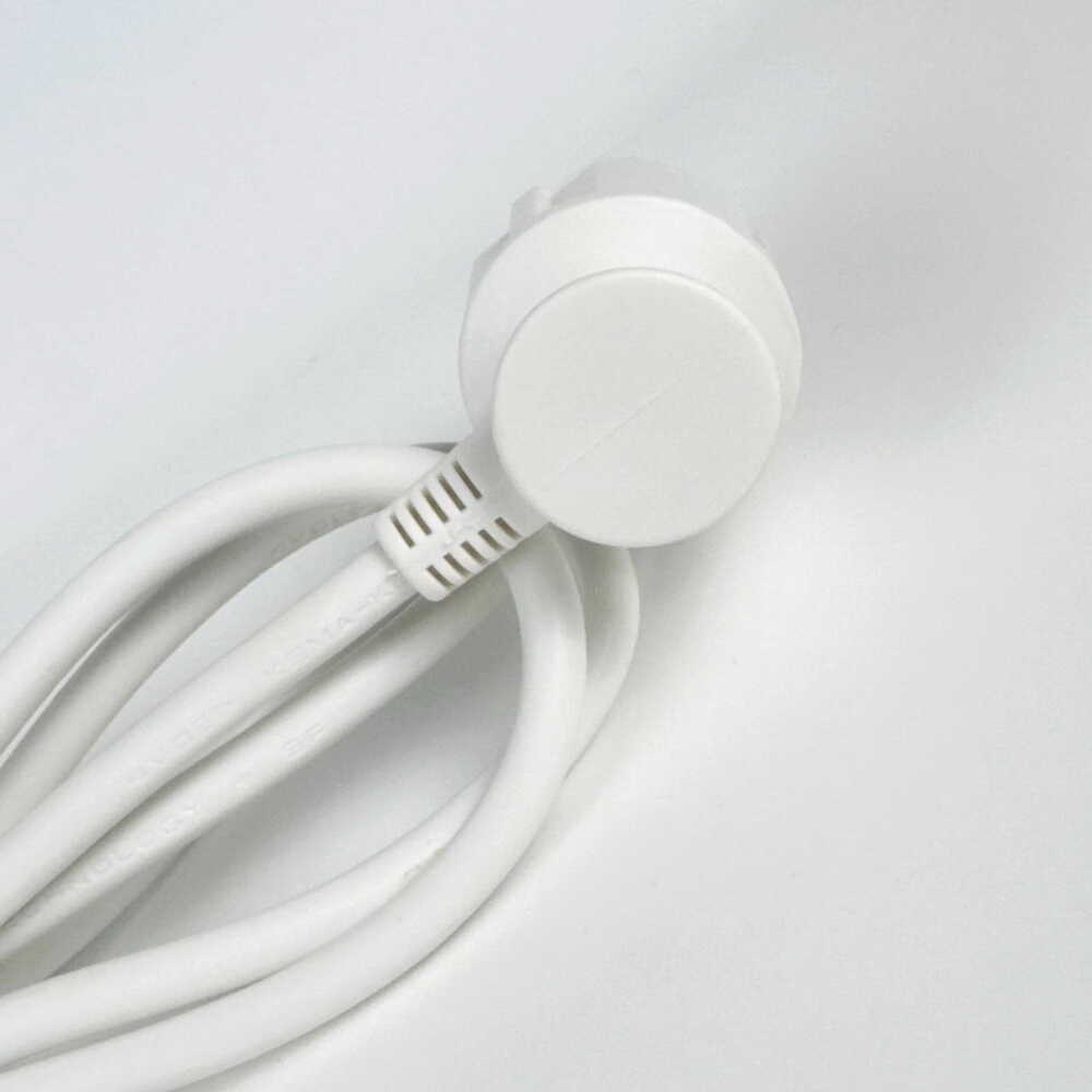 Удлинитель АСКО 3р 2м с заземлением USB + Type C белый ( ECO019001001 )